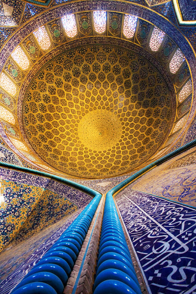 Sheikh Lutfollah清真寺，伊斯法罕，伊朗。