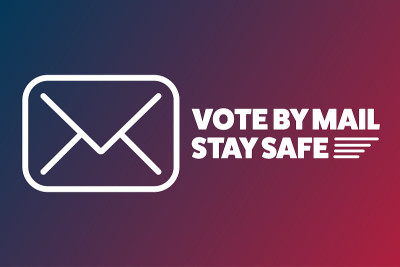 Vote by mail. Stay Safe concept. The 2020 United S