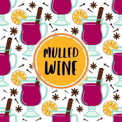 可爱的mulmulwine框架横幅背景