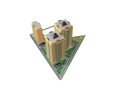 三维模型建筑