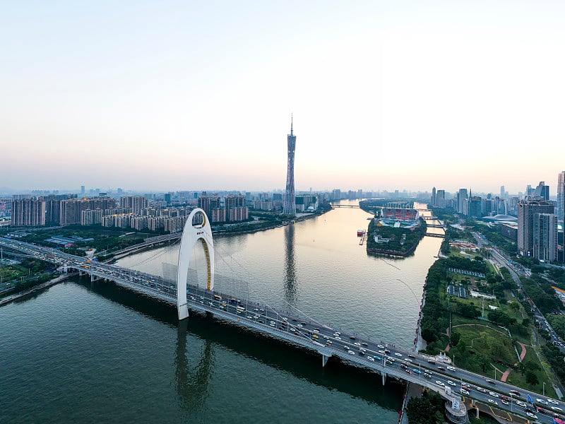 中国广东省广州市的城市风景