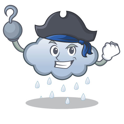 海盗雨云人物卡通