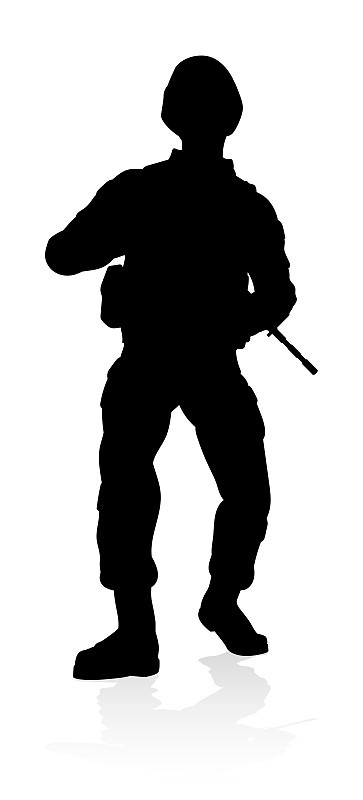 士兵轮廓