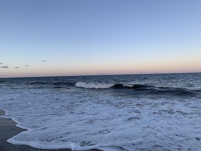 东海岸的日落