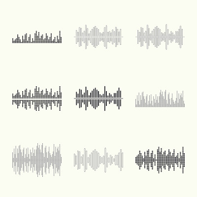 音乐的声波。