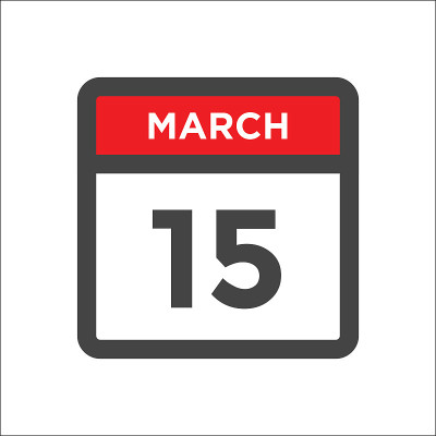 3月15日日历图标与日的月