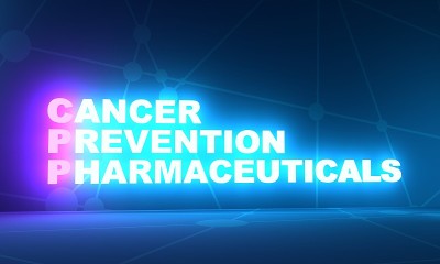 CPP -癌症预防药物的首字母缩写。霓虹闪耀的文本。三维渲染