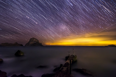 Startrail在伊比沙岛