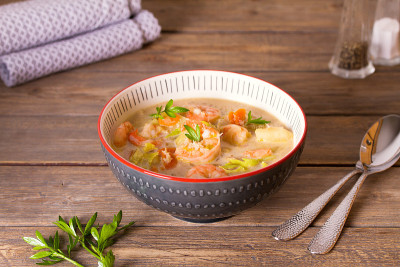 蟹肉虾仁杂烩
