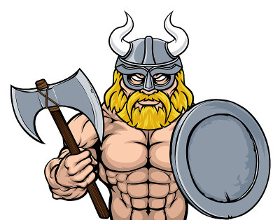 Viking Warrior Mascot