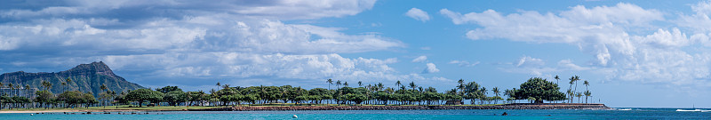 阿拉莫阿纳海滩全景