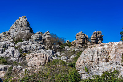 El Torcal de Antequera, Andalusia, Spain，在Antequer