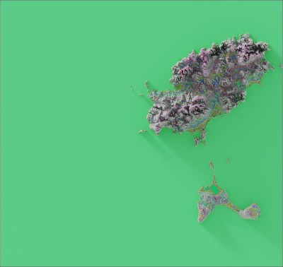 3 d的岛屿