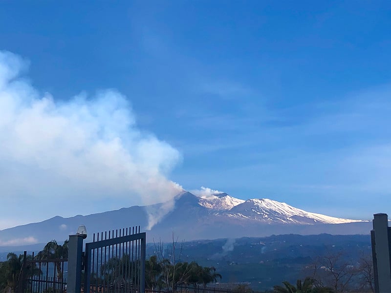 埃特纳火山喷发