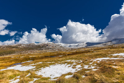 科西奥山美丽的山景