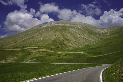 钢琴大di Castelluccio，山区和乡村景观