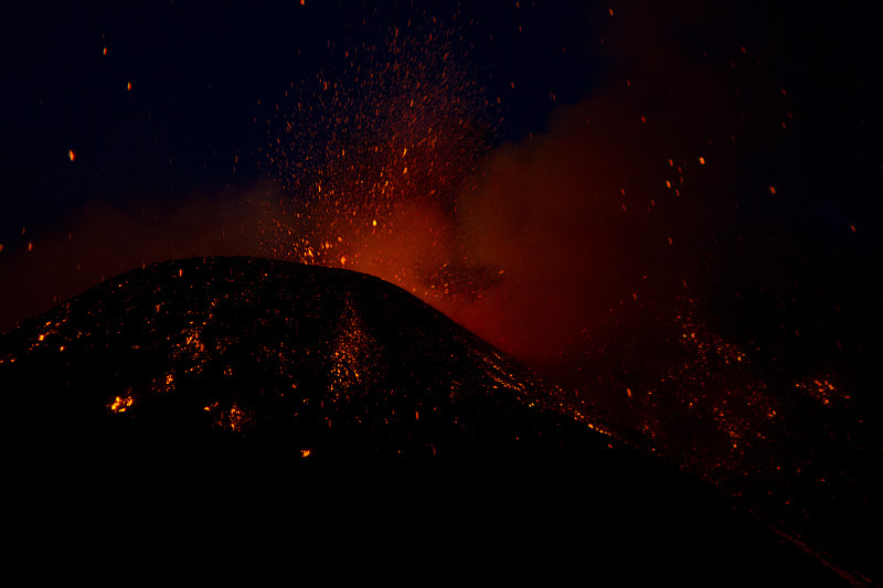 埃特纳火山东南火山口