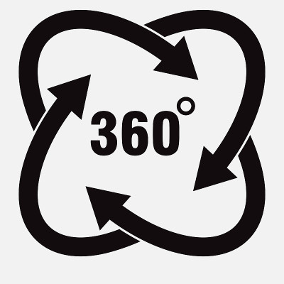 360 degree  vector image