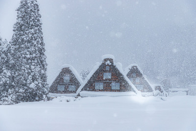 白川走下了大雪