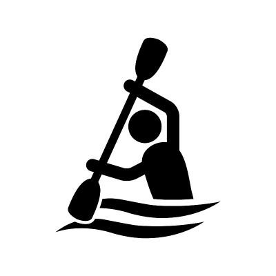 Rowing kayak Icon