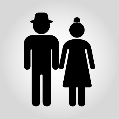 Senior couple are walking. Senior men and women. V