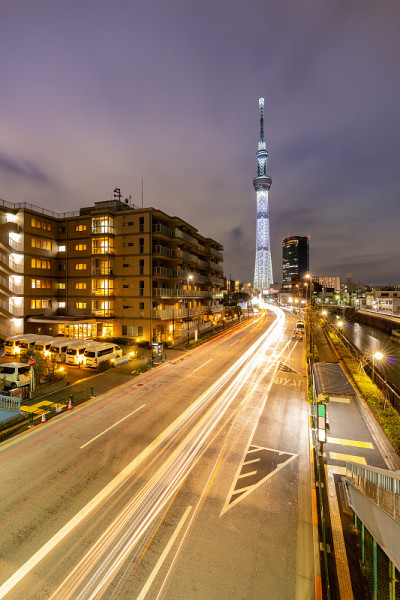 东京skytree日落