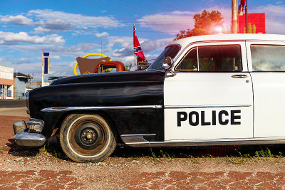 美国老式警车