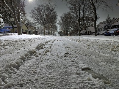 雪道路