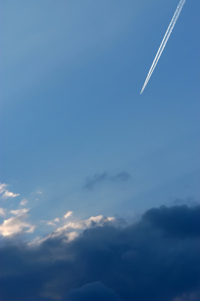 飞机高空飞行