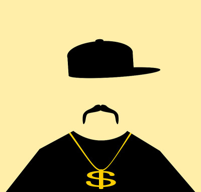Man dollar necklace