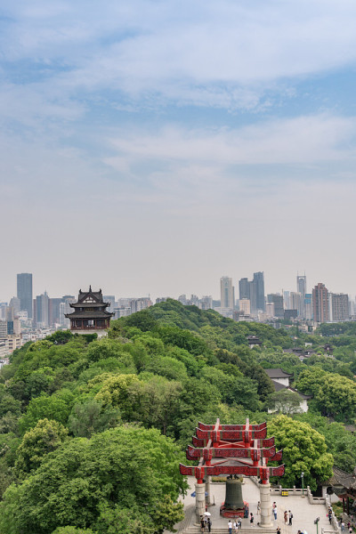 中国湖北武汉古老的黄鹤楼。