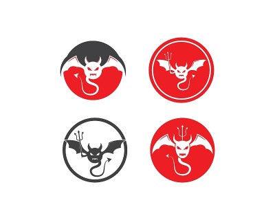 魔鬼标志矢量