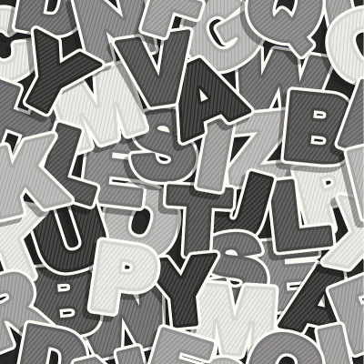 字母图案