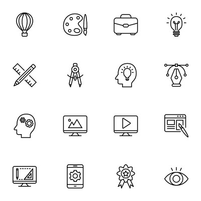 Creative design icons