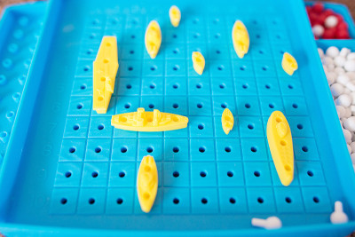棋盘游戏。艘战舰。