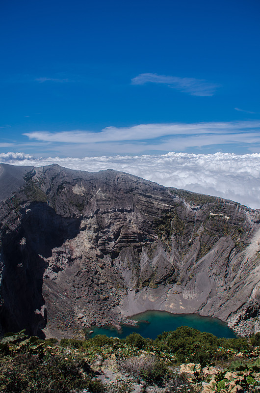 哥斯达黎加的伊拉祖火山