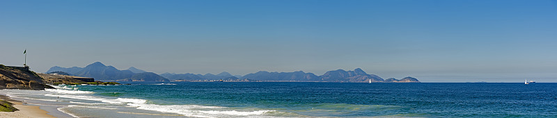 魔鬼海滩和里约热内卢山全景