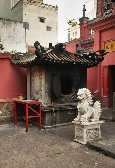胡志明市的玉皇宝塔。越南