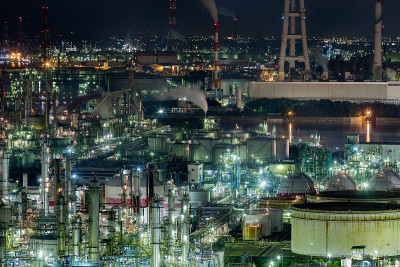 yokkaichi市植物夜景