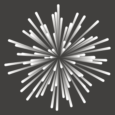 爆炸粒子发射几何设计模板抽象背景矢量图