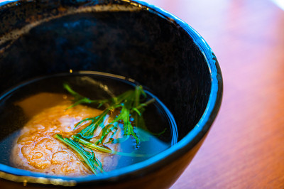 烤饭团汤