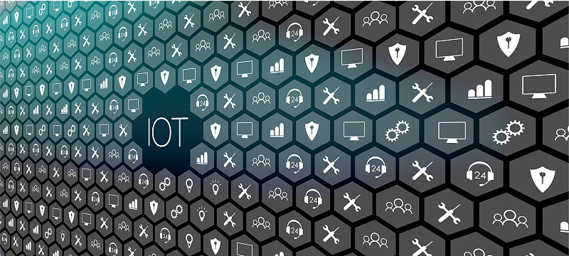 物联网(IoT)和联网概念的连接设备。地球上的数字电路板。智慧城市无线通信网络物联网ICT。