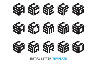 initial three-letter hexagon