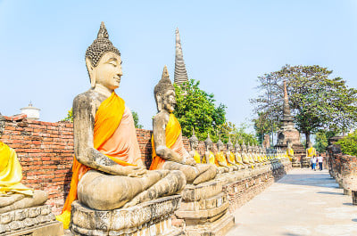 泰国大城府Yai Chaimongkol寺