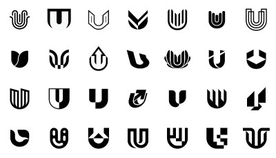 抽象标志集合与字母U