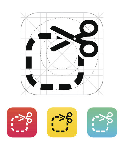 Cut icon.