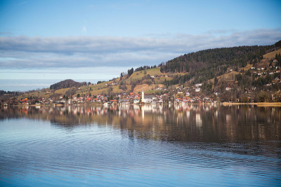 Schliersee，巴伐利亚湖