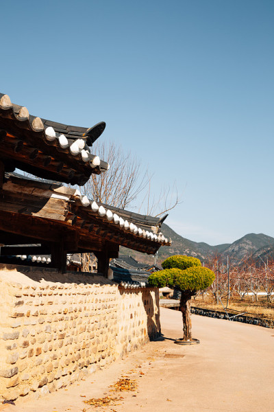 位于韩国义城的韩国传统韩屋村
