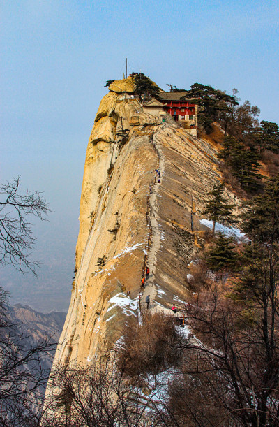 冬天的华山