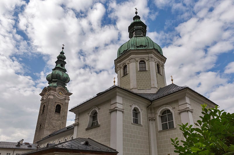 奥地利萨尔茨堡的Stiftskirche Sankt Peter